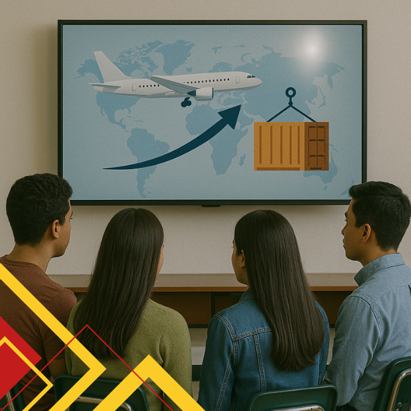 Estudiantes de la Especialidad en Negocios Internacionales