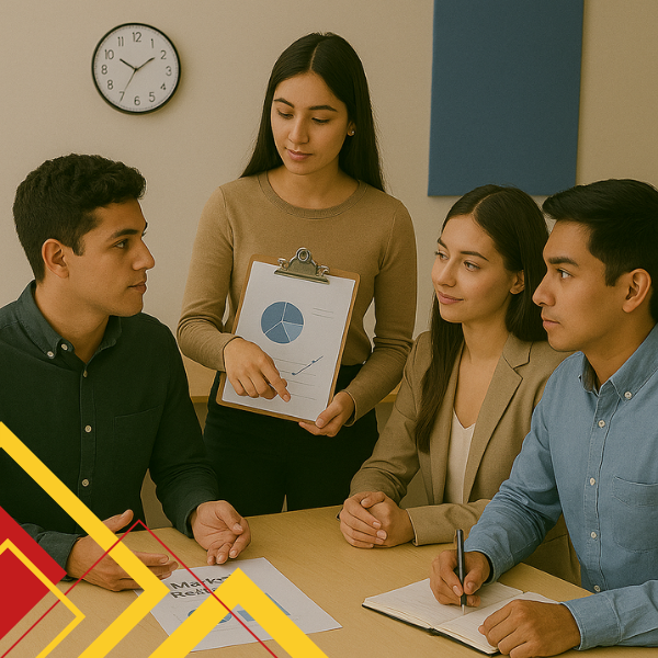 Estudiantes de la Licenciatura en Administración de Negocios